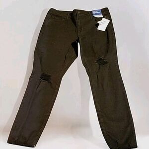 Old Navy Black Rockstar Super Skinny Jeans